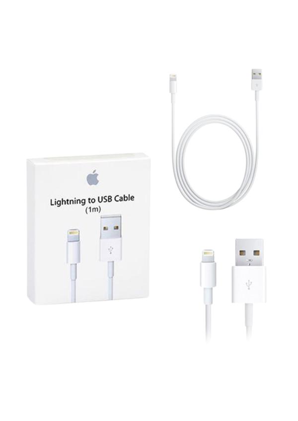 CABLE USB A LIGHTNING 1M  IPHONE 7 1.1 BLANCO