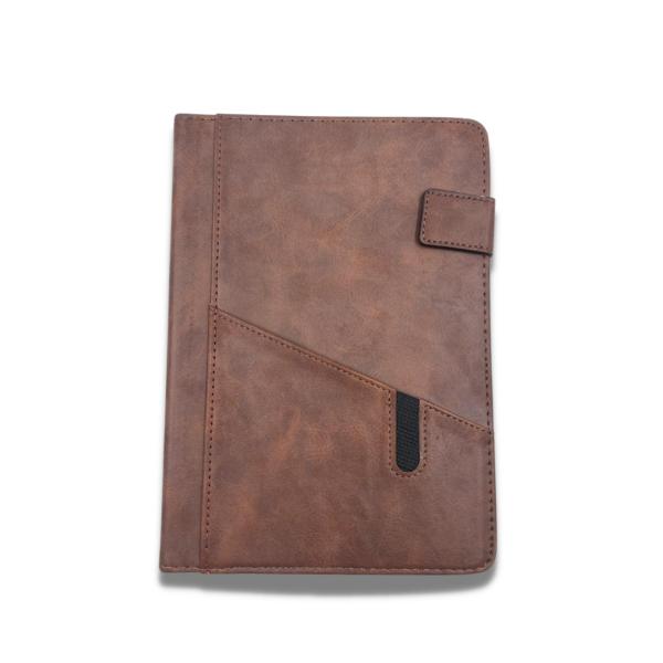 ESTUCHE AGENDA TABLET UNIVERSAL CUERO 7" CAFE
