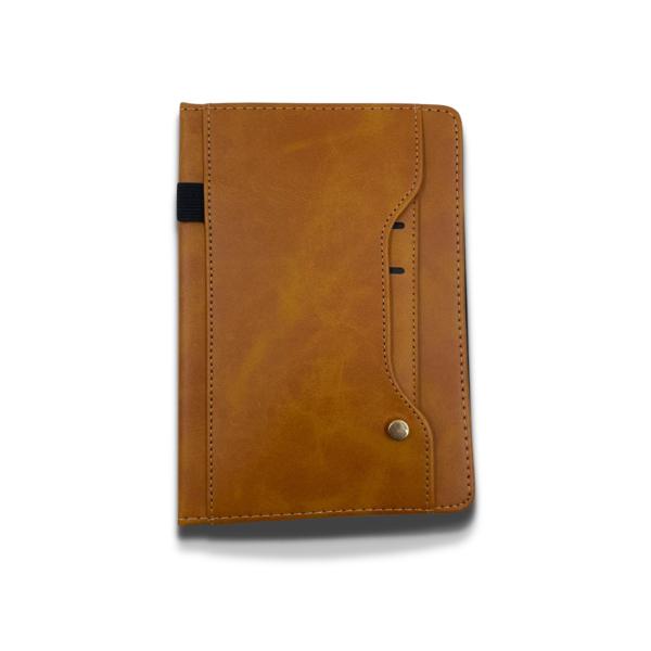 ESTUCHE AGENDA TABLET UNIVERSAL CUERO 7" MOSTAZA