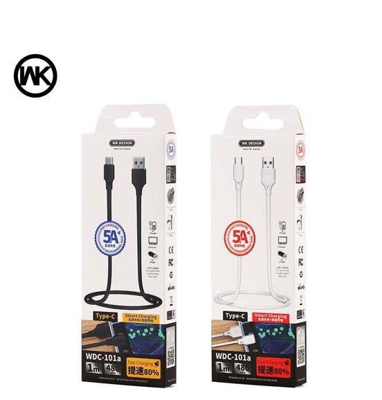 CABLE USB TIPO C WDC-101A NEGRO