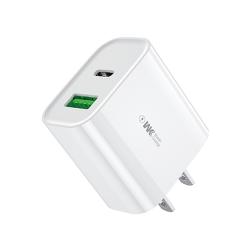 CUBO USB+TIPO C  WP-U53 20W WK DESIGN BLANCO