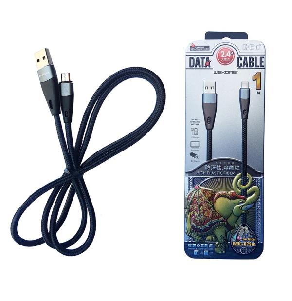 CABLE USB WDC-079 ELEFANTE WEKOME LIGHTNING