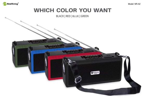 PARLANTE BLUETOOTH NR-A2 VERDE