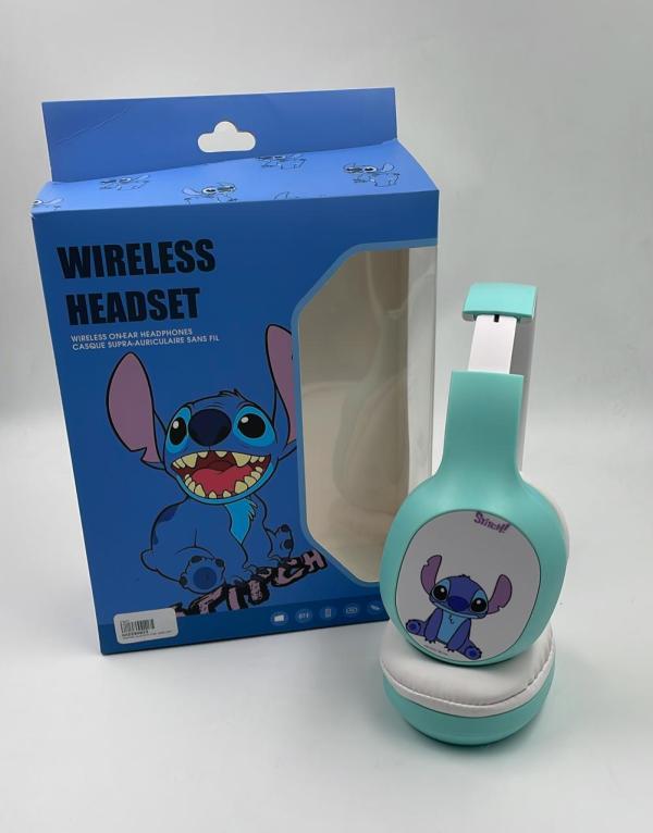 AUDIFONO BLUETOOTH STITCH KT48 VERDE MENTA