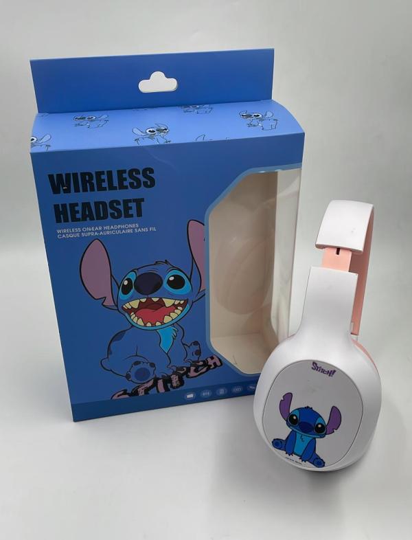 AUDIFONO BLUETOOTH STITCH KT48 ROSADO