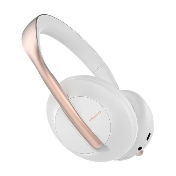 AUDIFONO BLUETOOTH A700 BOSE BLANCO Y ROSADO