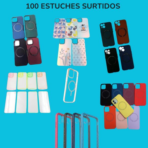 PROMOCION CAJA 200 ESTUCHES DISE&Ntilde;O VARIADOS