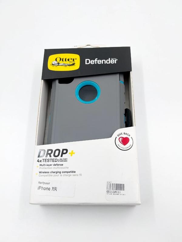 ESTUCHE OTTER BOX DEFENDER IPHONE XR GRIS