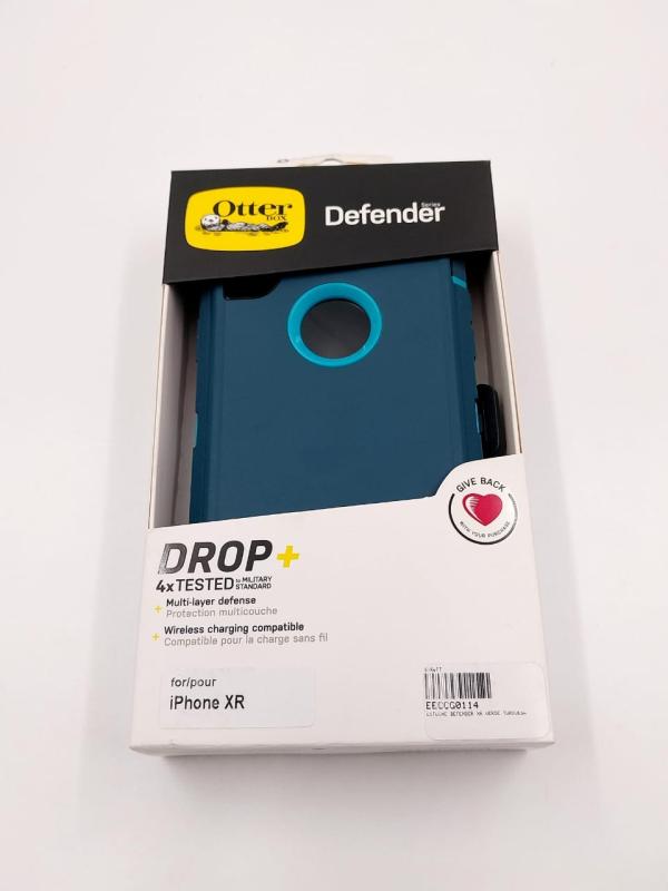 ESTUCHE OTTER BOX DEFENDER IPHONE XR VERDE TURQUESA