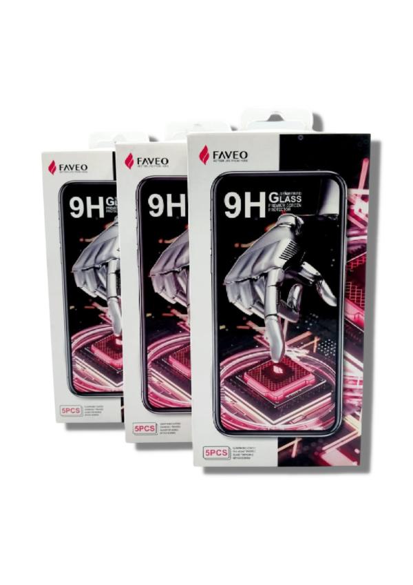 PROTECTOR TEMPERADO GLASS PREMIUM POR 5 IPHONE 16