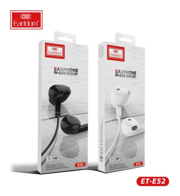 AUDIFONO 3.5  ET-E52 EARLDOM BLANCO