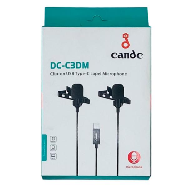 MICROFONO TIPO C DC-C3DM CANDC NEGRO