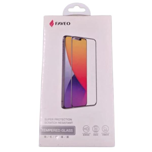 PROTECTOR TEMPERADO GLASS FULL GOMA POR 2 IPHONE 14 PRO MAX
