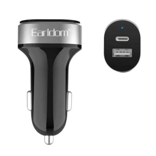 CUBO CARRO USB+TIPO C ES-CC14 C-C EARLDOM