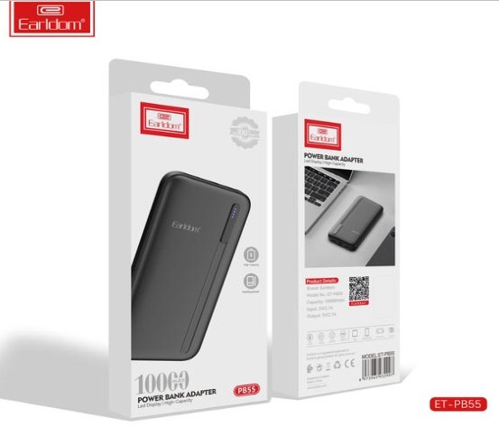 BATERIA EMERGENCIA ET-PB55 10000 MAH EARLDOM