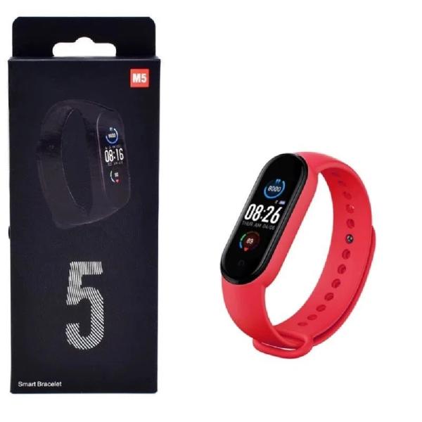 RELOJ INTELIGENTE M5 ROJO