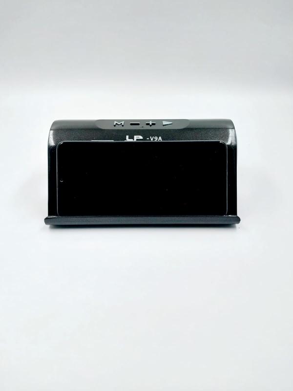 PARLANTE BLUETOOTH/RADIO FM LP-V9A NEGRO METALICO