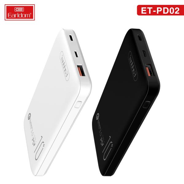 BATERIA EMERGENCIA ET-PD02 10000 MAH EARLDOM