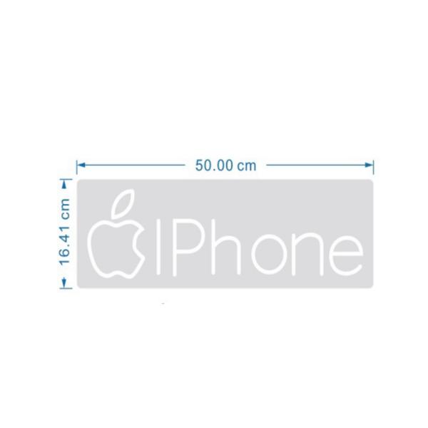 ROTULO LUZ NEON IPHONE