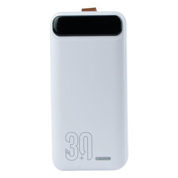 BATERIA EMERGENCIA 30000 MAH MODELO PD-P96  PRODA BLANCO