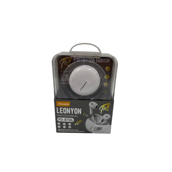 AUDIFONOS BLUETOOTH MODELO  PD-BT124 AZEADA BLANCO