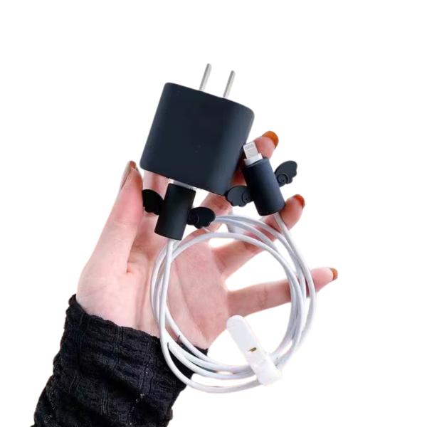 ESTUCHE PARA CARGADOR 20W NEGRO