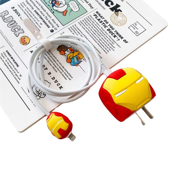 ESTUCHE PARA CARGADOR 20W IRON MAN