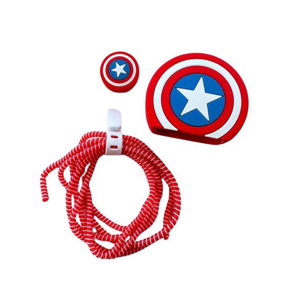 ESTUCHE PARA CARGADOR 20W CAPITAN AMERICA