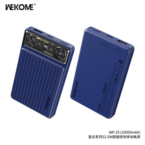BATERIA DE EMERGENCIA  MODELO WP-25 10000MAH AZUL