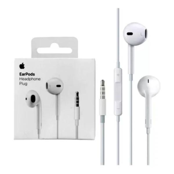 AUDIFONOS MANOS LIBRE 3.5 IPHONE 4/5/5S/6  1.1 "M" BLANCO
