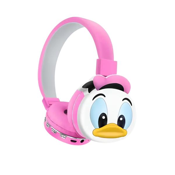 AUDIFONO BLUETOOTH DISE&Ntilde;O AH-806 DONALD/ROSADO