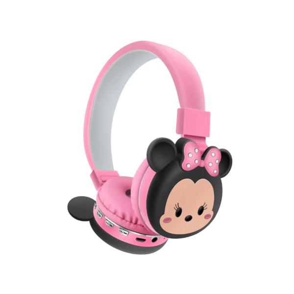 AUDIFONO BLUETOOTH DISE&Ntilde;O AH-806 MINNIE/ROSADO