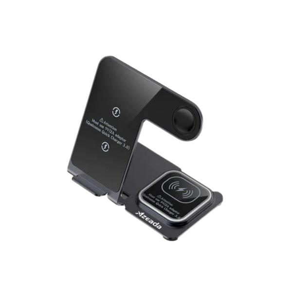 CARGADOR INALAMBRICO 3 EN 1 MODELO PD-W19 AZEADA TARNISH