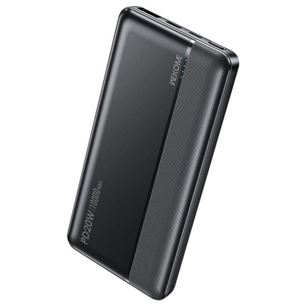BATERIA DE EMERGENCIA 10000MAH 20W MODELO WP-03 NEGRO