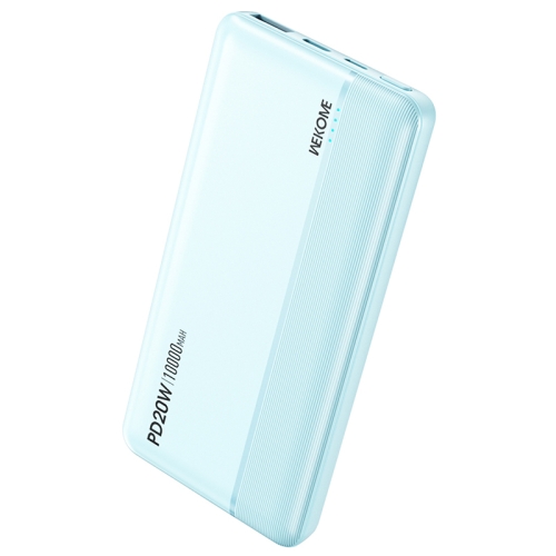 BATERIA DE EMERGENCIA 10000MAH 20W MODELO WP-03 AZUL