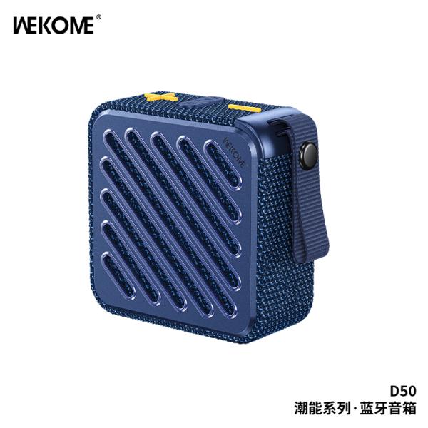 PARLANTE BLUETOOTH D50 WEKOME AZUL