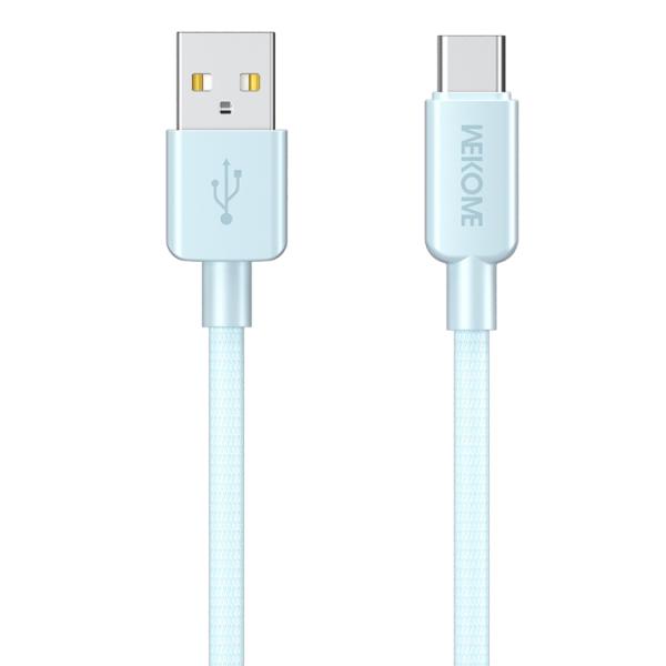 CABLE USB TIPO C WDC-03A WEKOME AZUL