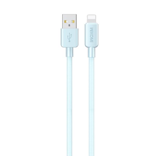 CABLE LIGHTNING  USB WDC-03I WEKOME AZUL