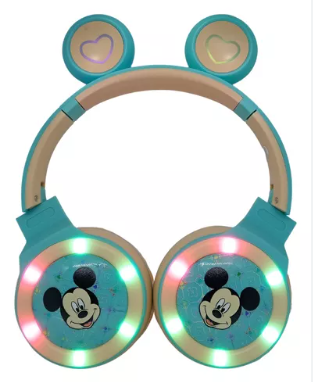AUDIFONO BLUETOOTH MICKEY ME-20 CELESTE