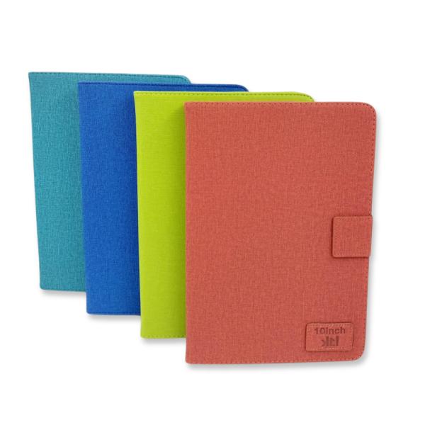 ESTUCHE AGENDA TABLET UNIVERSAL TELA 10" GRIS