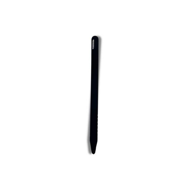FUNDA PROTECTORA DE SILICON LISO DE COLORES PARA  LAPIZ  2DA GEN NEGRO