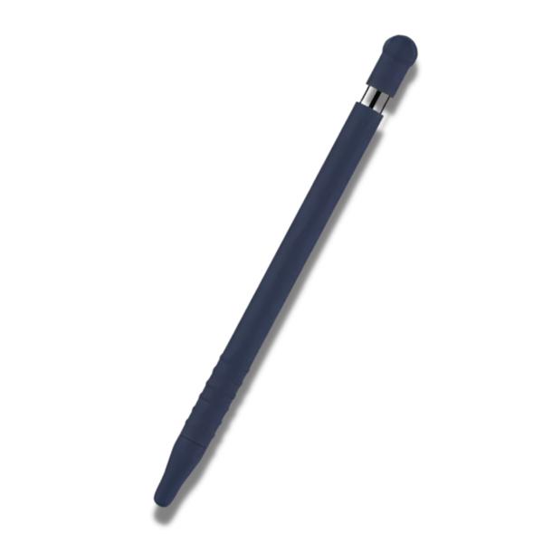 FUNDA PROTECTORA DE SILICON LISO DE COLORES PARA  LAPIZ  1ERA GEN AZUL