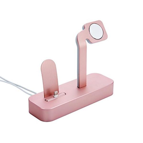 CARGADOR INALAMBRICO 5 EN 1 MODELO CS2095 COTECI ORO ROSA