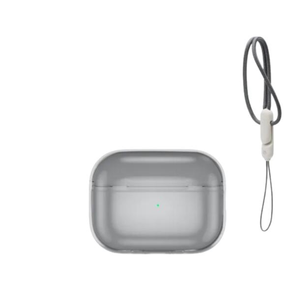 ESTUCHE CRISTAL PARA AIRPODS 3ERA GEN MODELO 73045 COTECI NEGRO TRANSPARENTE