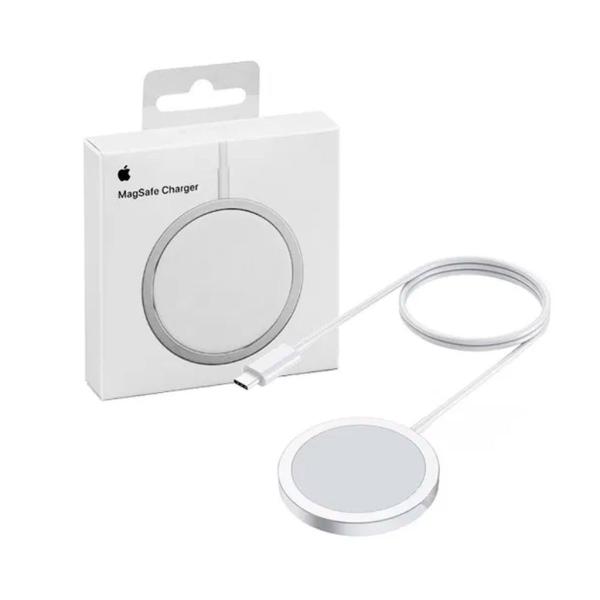 CARGADOR MAGSAFE CARGA INALAMBRICA 20W IPHONE R.E "M" BLANCO