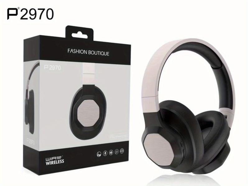 AUDIFONOS DE DIADEMA CON BLUETOOTH P2970 GRIS