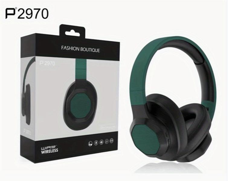 AUDIFONOS DE DIADEMA CON BLUETOOTH P2970 VERDE