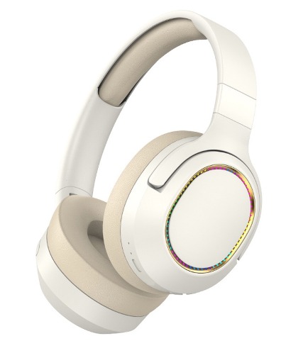 AUDIFONOS DE DIADEMA CON BLUETOOTH P2963 BEIGE