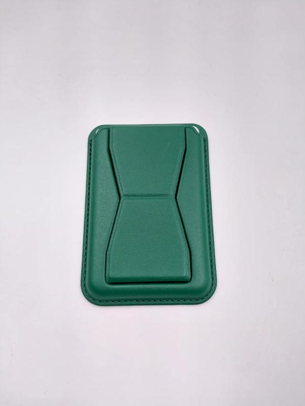 WALLET MAGSAFE CUERO VERDE CLARO