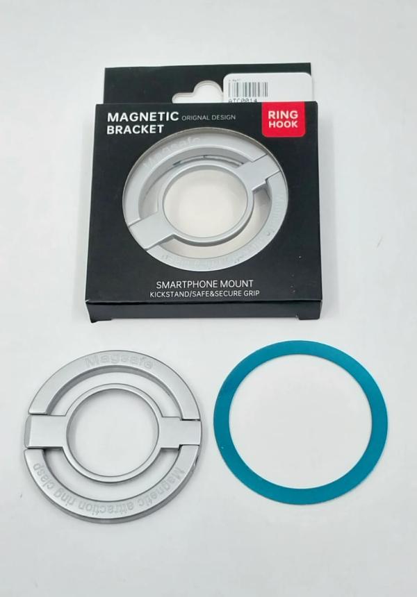 SOPORTE MAGNETICO PLATEADO